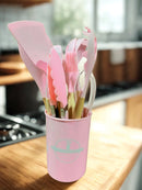 Kit Chef Prime  de Silicone com Cabo de Madeira