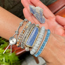 Pulseira Angel - Cianita Azul