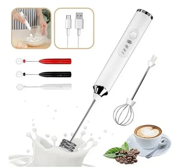 Mixer Elétrico 2 em 1 Recarregável