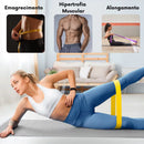 Extensores Elásticos + Mini Bands + Puxadores para Treinos