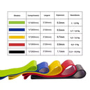 Extensores Elásticos + Mini Bands + Puxadores para Treinos