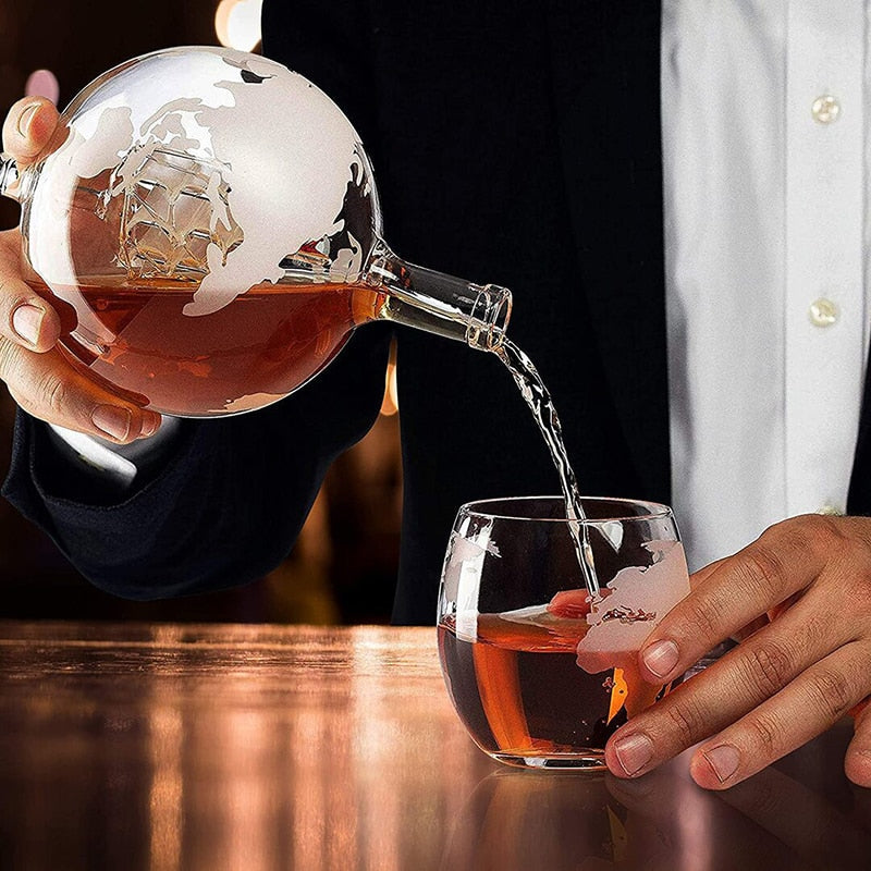 Decanter para Whisky Globo Navegante