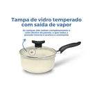 Conjunto de Panelas Antiaderente Premium com Teflon e Tampas de Vidro