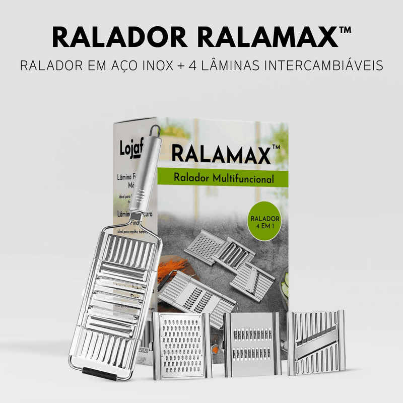 RalaMAX™ - Ralador Multiuso Em Aço Inox