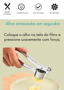 Espremedor de alho manual (Garlic Press)