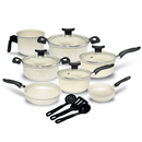 Conjunto de Panelas Antiaderente Premium com Teflon e Tampas de Vidro